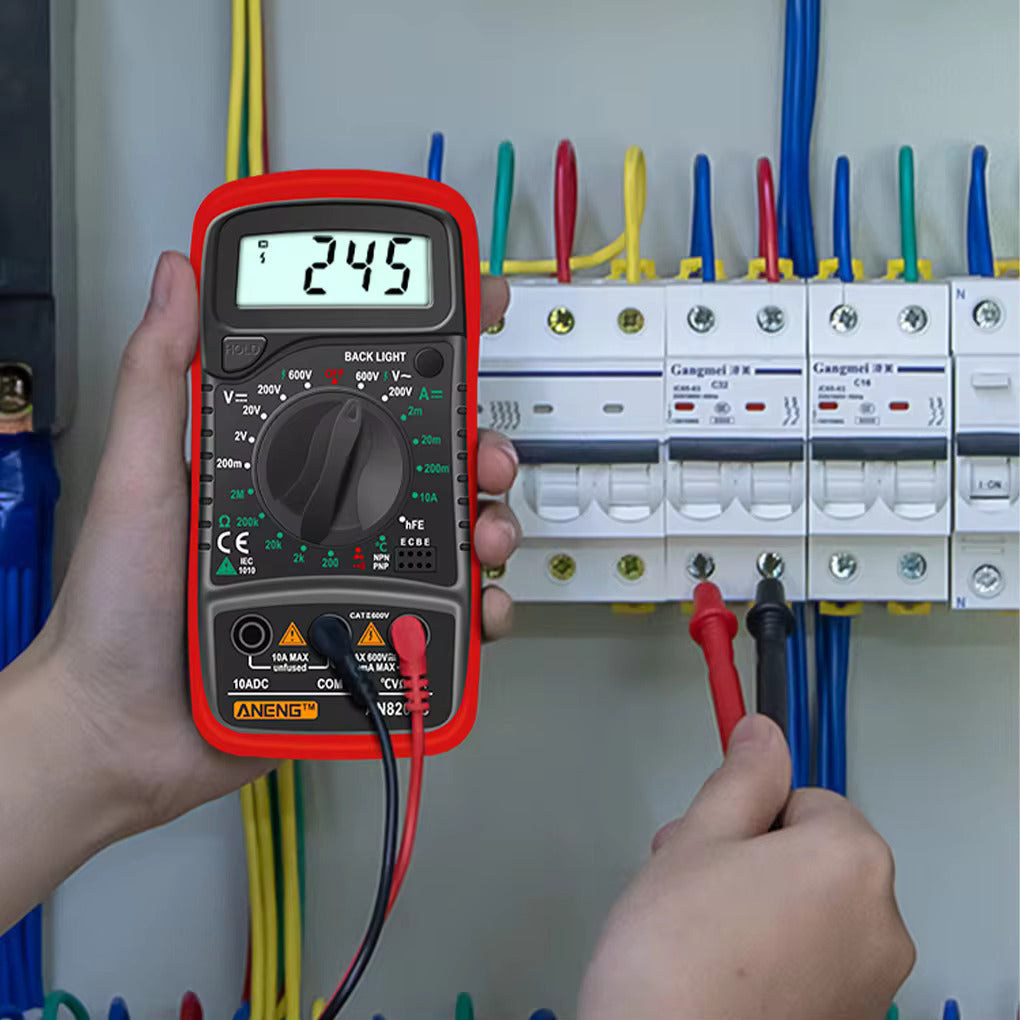 ANENG AN8205C Multimeter 1999 Counts Voltage Voltmeter Ammeter Portable Triode Multimetro Tester Detector