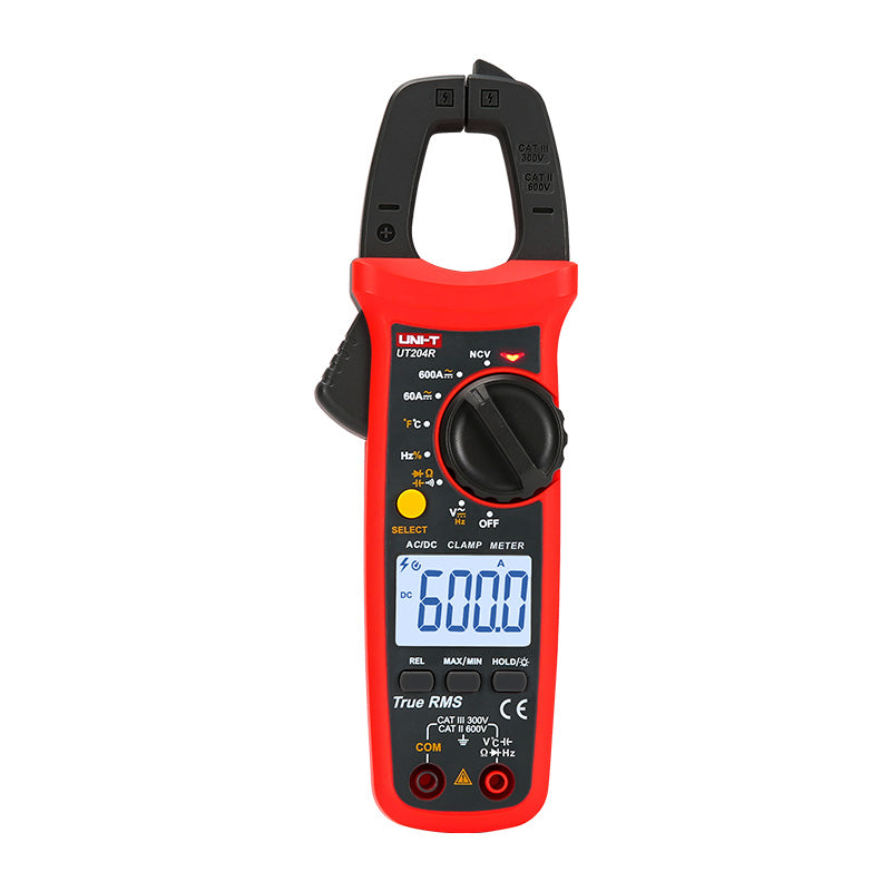 UNI-T UT204R Digital Clamp Meter True RMS NCV Volt Amp Meter with ACDC Ohm Diode Capacitance