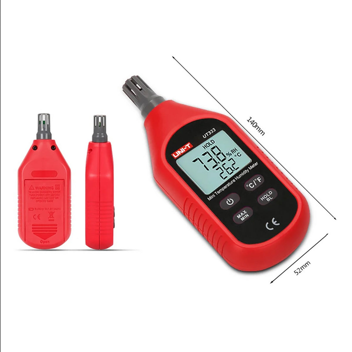 UNI-T UT333 Mini Temperature Humidity Meter Digital Hygrometer