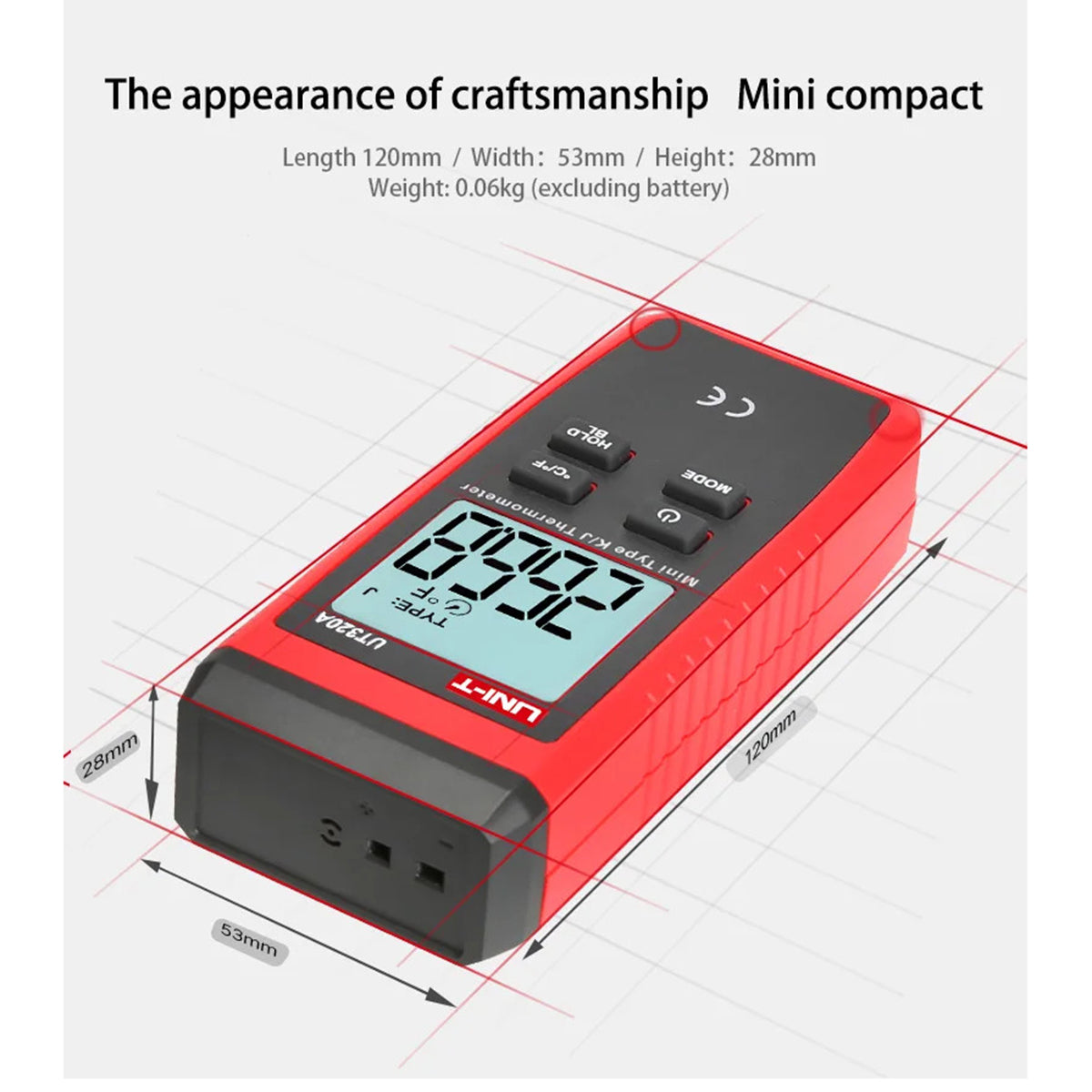 Explore Precision with UNI-T UT373 Mini Tachometer: Your Laser Non-Contact RPM Measurement Solution
