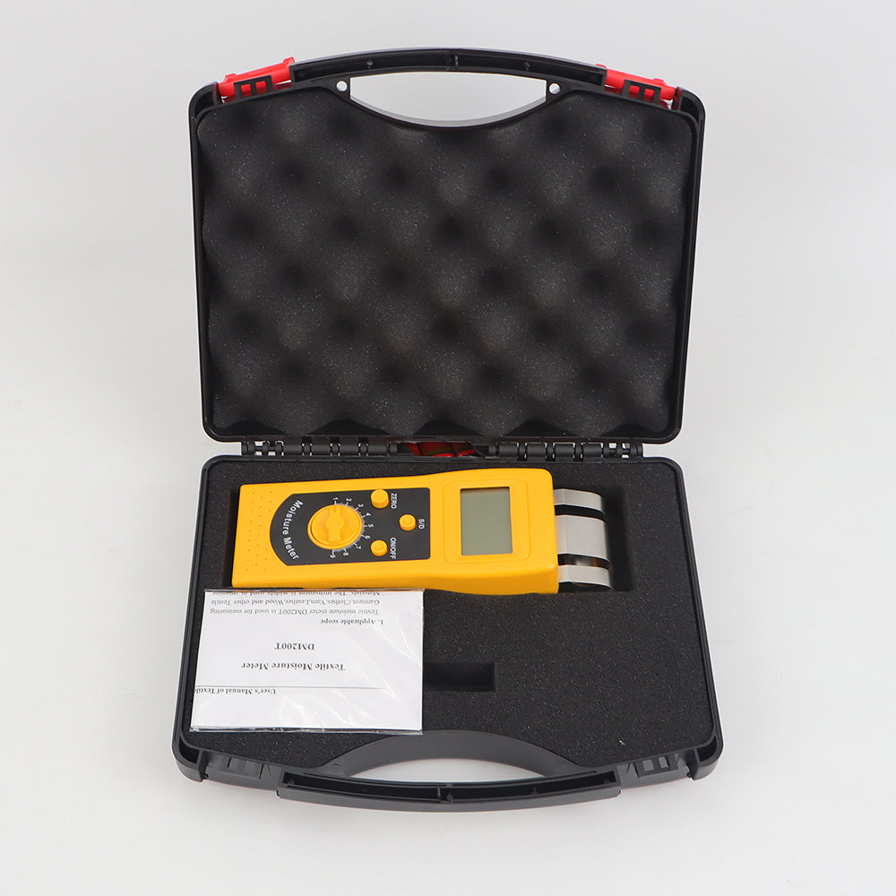 DM200T Digital Textile Moisture Meter – Precision Humidity Measurement for Textiles & Leather