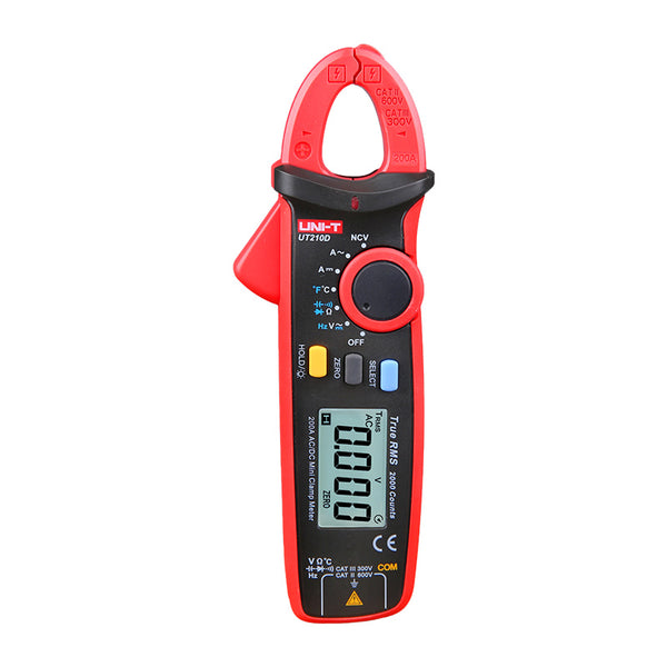 UNI-T UT210D Mini Digital Clamp Meter – AC/DC Current Voltage Resistan ...
