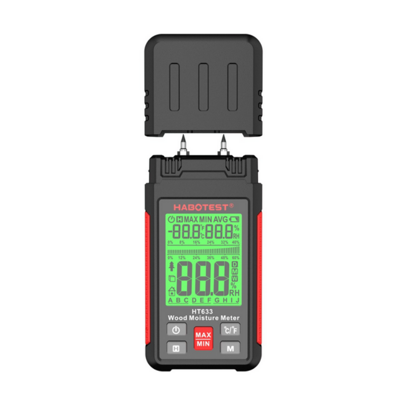HABOTEST concrete moisture meter on a white background