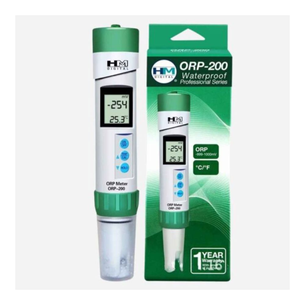 HM Digital ORP-200 waterproof ORP tester with official retail box packaging for authentic water quality measurement instrument in Sri Lanka