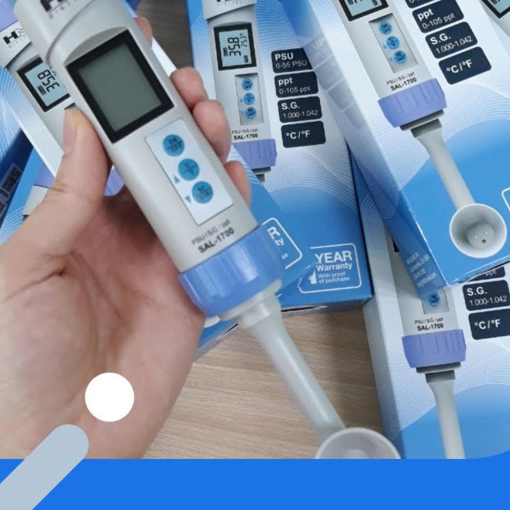 HM Digital SAL-1700 salinity meters bulk lot with retail packaging boxes