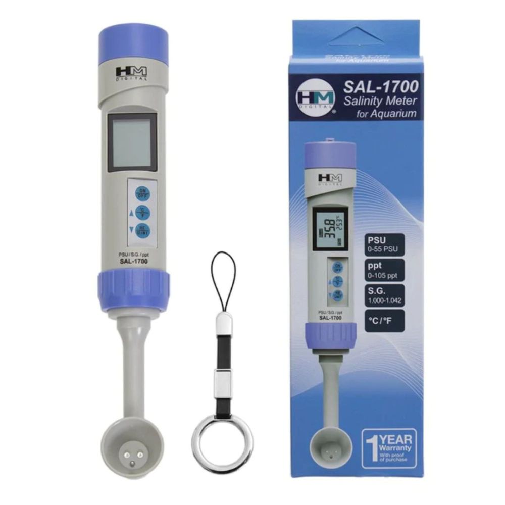 HM Digital SAL-1700 salinity tester full set with batteries and user manual