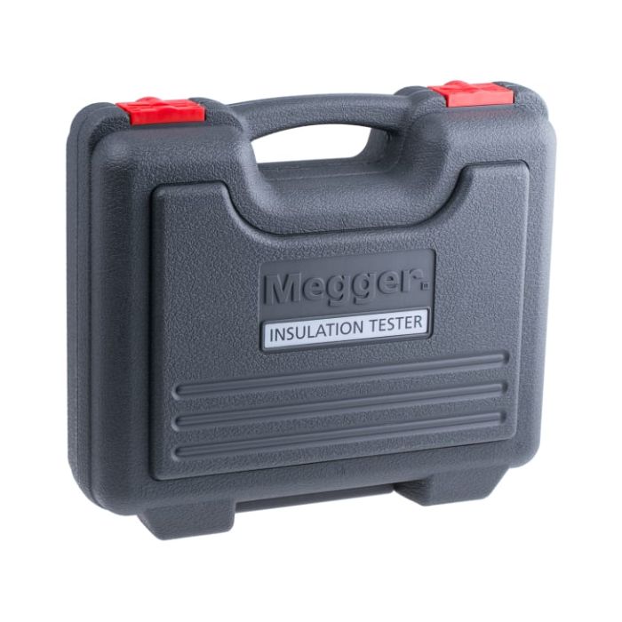 Sturdy branded carrying case for MEGGER MIT320 insulation resistance tester with Megger logo
