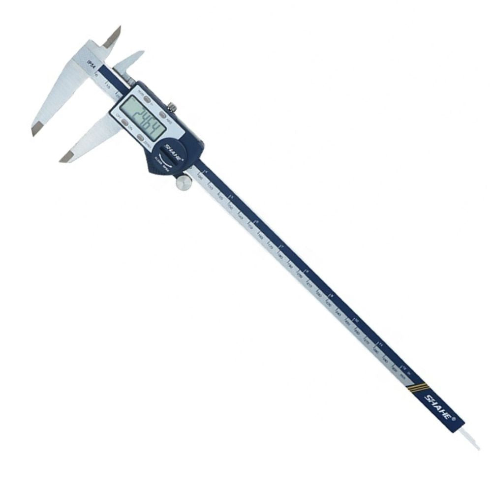 SHAHE 5110-300 IP54 digital caliper 0–300mm 12-inch full length stainless steel body