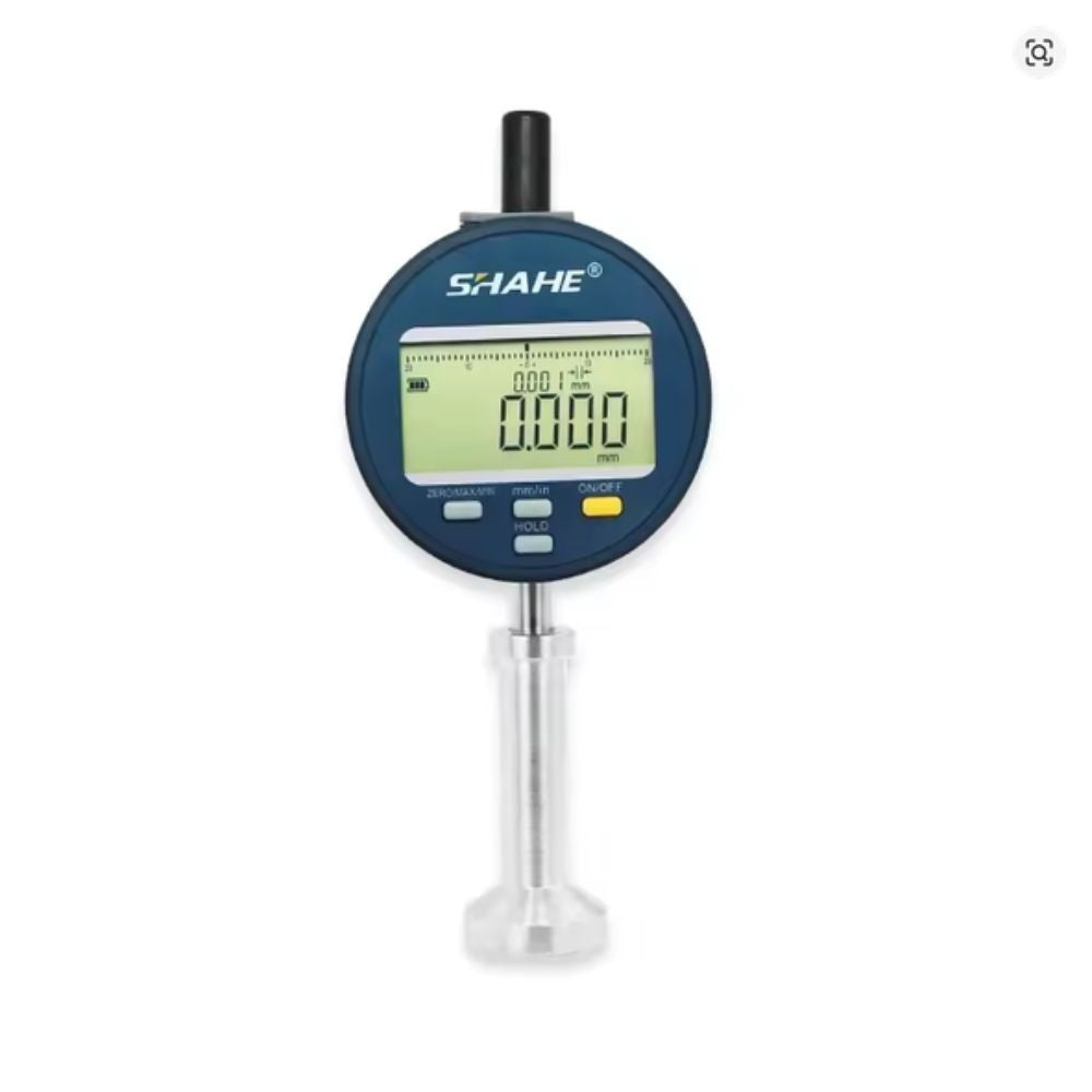 SHAHE GS5337 digital surface profile gauge 0-6.5mm, front view of the handheld unit and display
