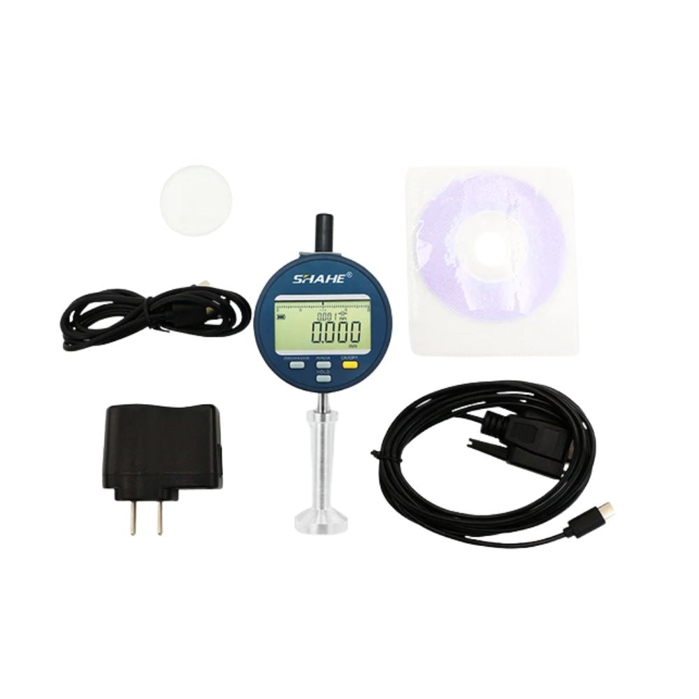 SHAHE GS5337 digital surface profile gauge 0-6.5mm full set with all included accessories