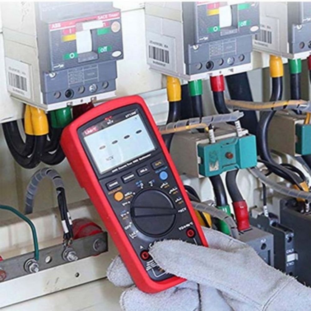 UNI-T UT139C Professional DMM Testing Motor Control Panel Power Supply – 6000 Counts True RMS Multimeter Ready Display for MCC Panel VFD Drive Motor Starter Electrical Troubleshooting Maintenance Electricians