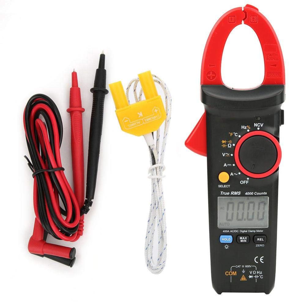 UNI-T UT213C True RMS 400A clamp meter complete kit with test leads, protective case, batteries – compact multimeter for field service, automotive and electrical panel testing Sri Lanka.