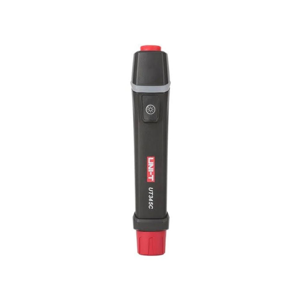 UNI-T UT345C LPG tank level checker front view showing LED indicator and probe