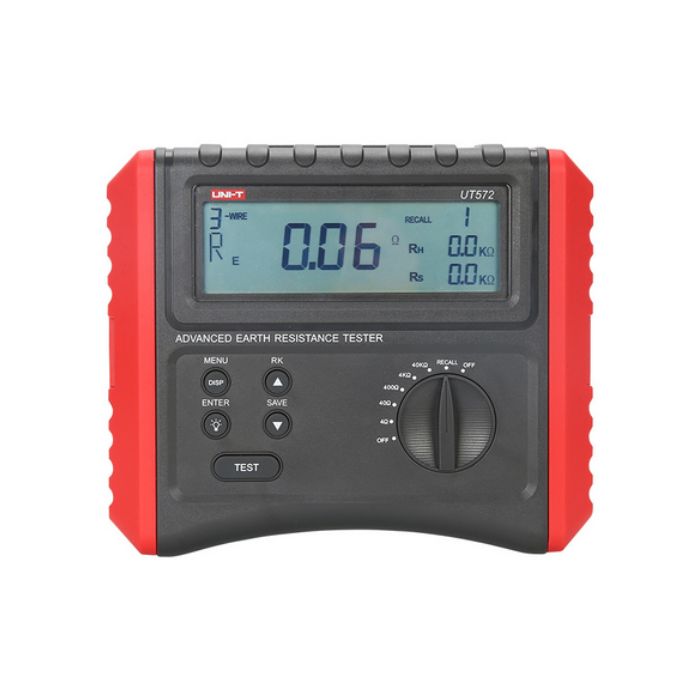 UNI-T UT572 Advanced Earth Resistance Tester - 4-Pole Soil Resistivity Meter for Lightning Protection in Sri Lanka
