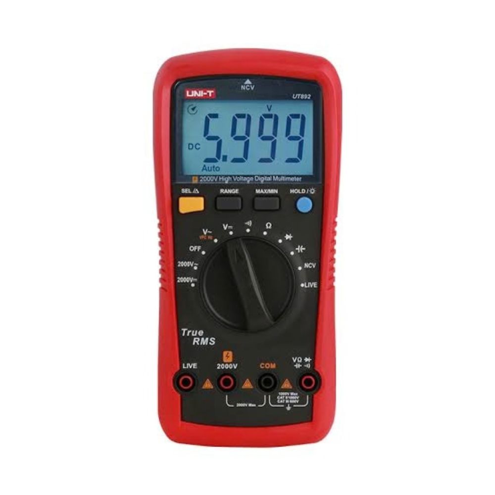 UNI-T UT892 2000V high voltage AC/DC digital multimeter front view