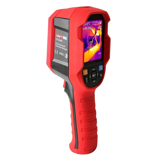 Uni-t uti260b thermal imaging camera on a white background