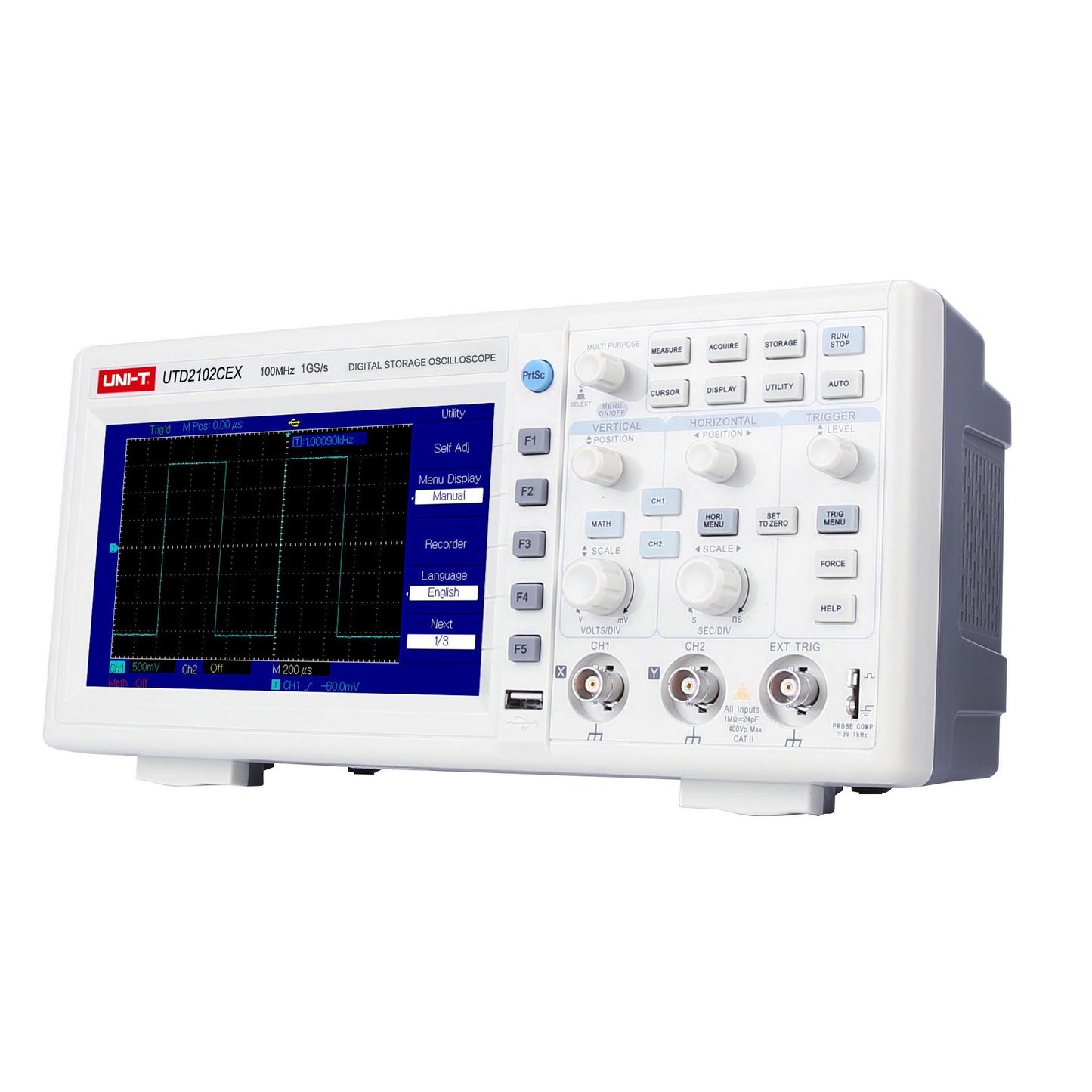 UNI-T UTD2102CEX 100Mhz Digital 2 channel Oscilloscope Analyzer