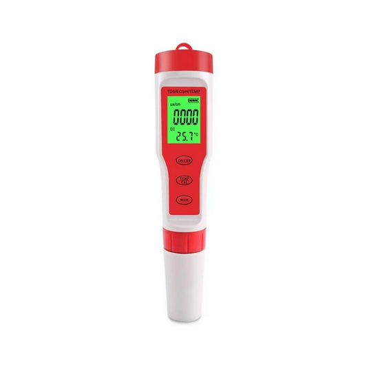 Yieryi 4-in-1 pH TDS EC Temperature Meter front view backlit LCD display on - digital water quality tester hydroponics pool aquarium pH meter Sri Lanka